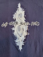 Vintage 1999 Slipknot “Don’t Ever Judge Me” T-Shirt men’s large