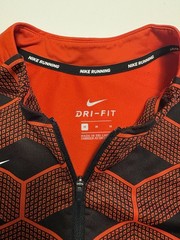 Nike Running Team Kenya Half Zip Pullover Dri-fit shirt Reflective Sz Medium
