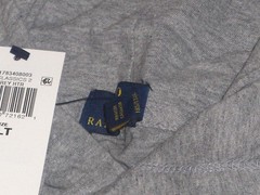 POLO RALPH LAUREN Mens BIG & TALL Football Bear Hoodie T-Shirt Tee, HEATHER GRAY