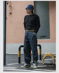 Non Stock Waffle Thermal Shirt 400g Heavyweight Fall Winter Long Sleeve Basic Sh