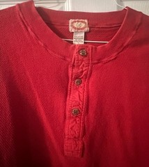 VIntage Banana Republic Mill Valley Men’s L Red Long Sleeve, Yukon Shirt