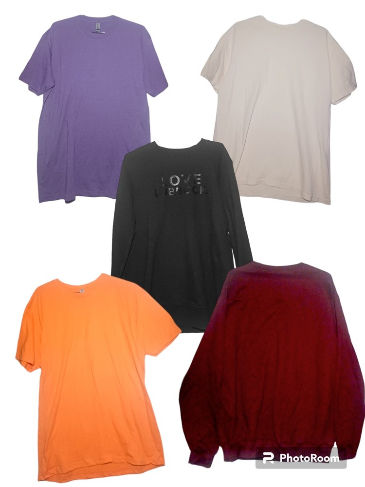 EUC Lot of Men’s Large Shirts, Long and Short Sleeve, Various Colors and Brands
