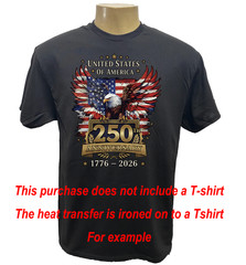 THUG LIFE TRUMP 2024 HEAT TRANSFER SELF IRON ON PERSONALIZE FOR T-SHIRT USE LOT