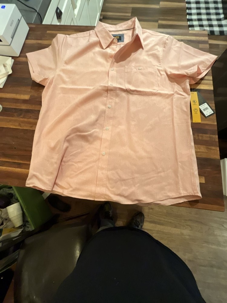 Lee Men’s Short Sleeve Regular Fit Shirt in Dusty Coral