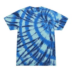 Colortone Tie Dye T-Shirt Unisex Rainbow Vibrant Cotton Tee S M L XL 2XL-5XL New