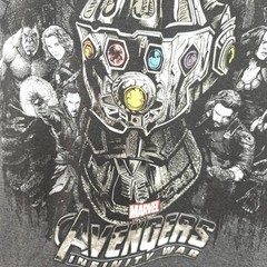 Avengers Infinity War T Shirt Mens Size Small Gray Marvel Comics Movie Tee