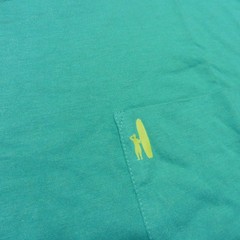 JOHNNIE O Mens M MEDIUM T SHIRT VINTAGE WAVE SEAGLASS SHORT SLEEVE GOLF SURFER