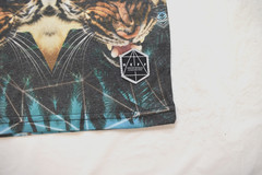 Neff Tiger Storm All Over Print Mens Shirt NWT Large