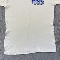 Vintage Mara River Camp Shirt Adult Meidum Kenya Short Sleeve 80s Outdoor USA