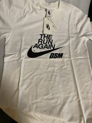 NWT NIKE X DOVER STREET MARKET DSM “On the Run Again” Tee – White – Size S