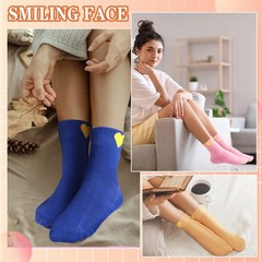 20 Pairs Love Socks Cute Smiling Ankle Socks Elastic Funny Aesthetic Low Cut …