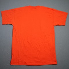 VTG Bayside T-Shirt XL Orange Blank Heavy Weight 100% Cotton Short Sleeve USA