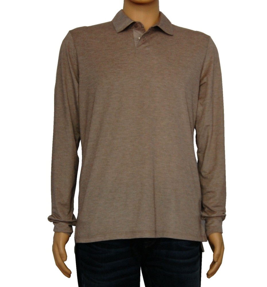 Nero Perla Men’s Long Sleeve Polo Shirts