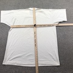 Vintage Bebe En Construction Shirt Mens XL White Fruit Of The Loom Pregnancy