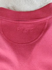 New Masters Tournament H.A.T Bobby Jones Pullover Red Pima Cotton Size L 1/4 Zip