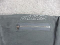 Kuhl Shirt Mens Medium Gray Kommando Wildfibre Long Sleeve Pocket Zipper Hiking