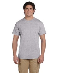 Hanes 5250T Sport Oxford Small T-shirt Grey Cotton Blend Gray Gris G3 camisa