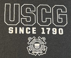 Nike United States Coast Guard USCG Men’s XL DRI-FIT Gray T-Shirt Military Tee