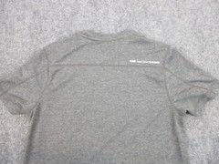 Greg Norman Shirt Mens Adult Small Gray Shark Logo Outdoors Golf Lightweight