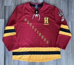 Harry Potter Gryffindor Hockey Jersey Men Large Multicolor BoxLunch Lace Up XL