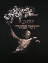 Travis Scott Utopia 2023 Tour T-Shirt LG 21” X 27” Circus Maximus