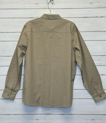 NWT Buckhorn River Men Brown Long Sleeve Thermal Waffle Knit Henley Shirt Size L