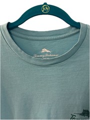 Tommy Bahama Men’s M Tee Shirt You Say Tomato I say Bloody Mary Turquoise Haze