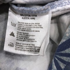 Fresh Brand Shirt Men Medium Blue Hawaiian Tropical Floral Beach Surf Cotton Tee