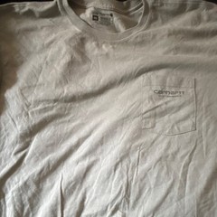 Carhartt Relaxed Fit Pocket Logo Men’s 4XL Gray Short Sleeve Crew Neck Tee