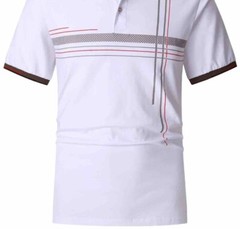 Men’s Luxurious Polo Shirt,Italian Style,Stretch M to 4XL.…A10.A