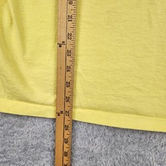Vintage Brass Balls Saloon Shirt Mens Large Yellow Royal Ocean City 80s Graphic