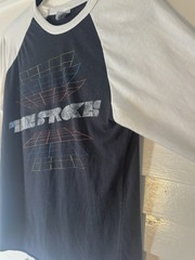The Strokes Vintage Shirt Mens Small Y2K 2000’s Raglan Baseball Tee
