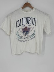 Vintage Single Stitch California T-Shirt “A Different School of Thought” XL F4