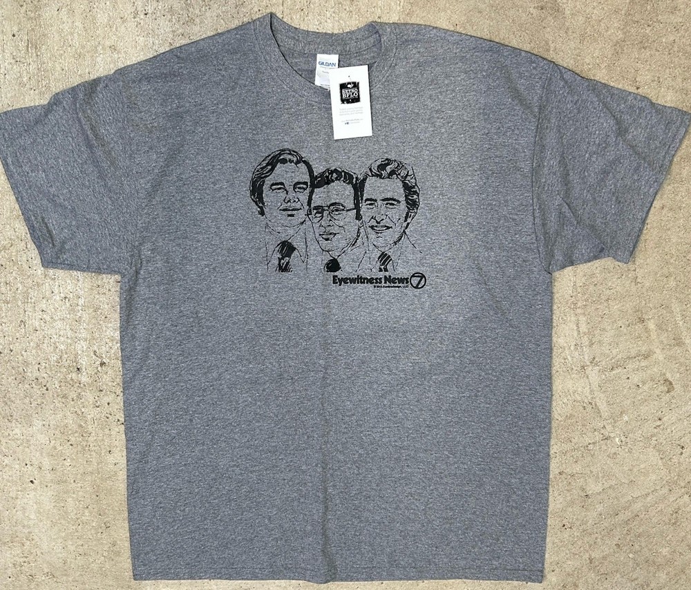 Channel 7 Eyewitness News Buffalo NY T SHIRT XL NWT NEW Irv Rick Tom Jolls