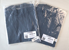 2 pack Men’s Goodthreads Slim-Fit Short-Sleeve 100% Cotton Crewneck T-Shirt XS