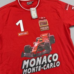 Monaco Monte Carlo Shirt Mens XL Red Formula 1 Racing Grand Prix Graphic Tee