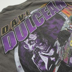 Vtg Dave Dulceak Racing T-Shirt Mens S Illinois Dirt Track Car Joker Graphic Tee
