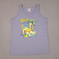 Vintage Signal Tank Top Mens Large Purple 1994 Climate Control Artwear USA Made
