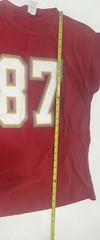 Rob Gronkowski #87 Tampa Bay Shirt Men Large Red Double Sided RN#90836 Bucs