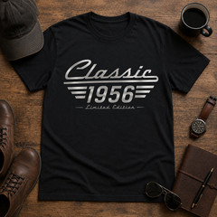 Classic 1956 Limited Edition Vintage Car 70th 71th 72th 73th 74th Birthday Mens