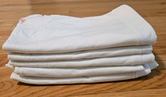 Hanes Men’s White Cotton Tagless Crew Neck T-Shirts Set of 5 NWOT Size XL