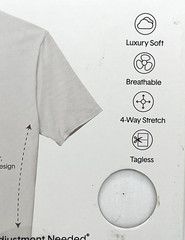 Tommy John Men’s T-Shirt SZ Medium 3-Pk White Essential Second Skin Modal Unde..