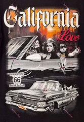 California Love Lowrider Cholas T-Shirt