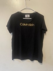 Calvin Klein Jeans Men’s M Black Crew Neck Short Sleeve Cotton Logo T-Shirt