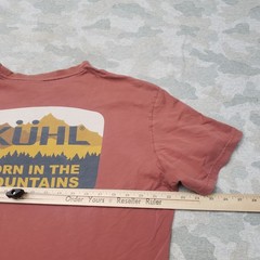 Kuhl Shirt Mens XL Red Pocket Tee Short Sleeve Outdoors Hiking Travel