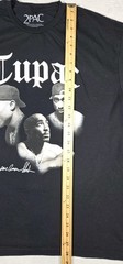 Mens 2Pac Tupac Shakur Graphic T Shirt Black XL Hip Hop Rap Tee