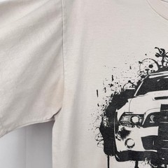 Ford Mustang Shelby GT Double Sided Graphic Car T-Shirt Indie Streetwear Large