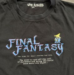 Uniqlo Final Fantasy One Mage 35th Anniversary UT Shirt Adult Size US Small Game