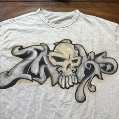 The Great China Wall Ink Men’s Longsleeve M Shirt Graffiti And Skulls