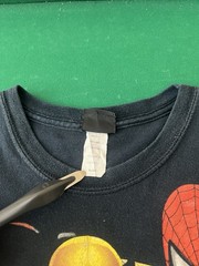 VTG Marvel Superheroes Shirt Men XL Black Mad Engine Y2K Graphic Print Flaw